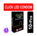 Click led Ultra thin premium condom for Men  10*1=10pcs Box